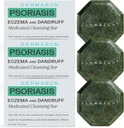 Dermabon 2% Psoriazis de cărbune Psoriazis Body Wash & Eczema Bar Săpun (3 ambalaj) 
