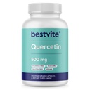 BESTVITE Quercetin 500mg (120 capsule vegetariane) - Fără Stearet - Nu Silicon Dioxid - Vegan - Non OMG - Gluten Free