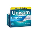 Unisom SleepGels, Difenhidramină HCl 50 mg, 60 Count