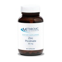 Întreţinere metabolică Picolinat de zinc 30 mg - Supliment de zinc pentru bărbaţi şi femei cu vitamina C, Complex de suport mineral pur pentru sănătatea imună, 30 mg per capsulă - 90 capsule