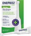 DocuSol Enemeez Copii Enema - Constipație Relief pentru copii, Docusate Sodium Stool Softenener, Rapid-Actioning, 5 tuburi de unică utilizare de unică folosință