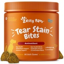 Zesty Paws Tear Stain Support Soft Chews for Dogs - for Eye Umiditate + Vision & Immune Supplements with Fish Oil, Lutein, Cranberry & Vitamin C - Chicken Flavor - 90 ct