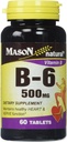 Mason Naturals Vitamina B-6 500 MG comprimate - 60 ea