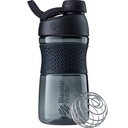 BlenderBottle SportMixer Shakeer Sticla Perfect pentru Shake-uri de proteine și antrenament pre, 20-Ounce, negru