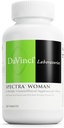 DaVinci Labs Spectra Woman - Supliment alimentar pentru a sprijini sănătatea oaselor și nevoile femeilor - cu vitamine, minerale, calciu, Beta Caroten, L-Cysteine, extract de semințe de struguri, și mai mult - 240 comprimate