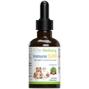 Pet Wellbeing Imune Sure for Cats - Suporturi Normale de apărare imună, Echilibrul Flora, Andrographis, Echinacea, Vitamina C, Zinc - Suplimentul Herbal veterinar-Formulat 2 fl oz (59 ml)