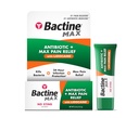 Bactină MAX Antibiotic + Durere Unguent de alinare - Unguent antibiotic cu Lidocaină - Durere + Mâncărime Relief pentru tăieturi minore & Scrapes & Burns - Lidocaină Numbing Cream - 0,5oz