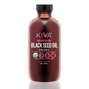 Kiva Organic Black Seed Oil - Ultra High 3X Thymochinonă (TQ), Cold-Pressed, 100% turc Nigella Sativa Ulei de semințe, All-naturale non-GMO Supliment - Vegan, 8 oz (235 ml) Sticla de sticlă