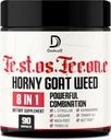 90 Capsule - 8in1 Buruieni de capră excitată pentru bărbați, Tribulus Terrestris, L-Arginine, Maca Root, Tongkat Ali, rădăcină de sfeclă - energie Workout Suport de rezistență musculară