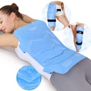 REVIX XXL Full Back Ice Pack Wrap, Reusable Gel Cold Compress for Upper and Lower Back, Long-Lasting Flexible Ice Pack for Muscle Fatness, Soreness, and Post-Workout Recovery