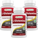 Cele mai bune naturale L-Glutamine 500mg, 250 comprimate (250 Număr de 3)