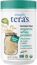 pur și simplu tera lui Lactoză organică Whey pulbere de proteine - Lactoză fără, vanilie, 20 g de proteine per servire, non-GMO, gluten-free, rBGH-Free, Kosher - 12 Oz.