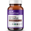 New Capitol Zinc Supliment, Complex de zinc fermentat, One Daily pentru Suport Immune + Skin Health, Formula Mineral-Balancing bogat în cupru, Ușor de înghițit & Digest, 90 Conte (3 lună de aprovizionare)