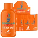 Gorila mode Energy Shots (6-Pack) - Energetic Shots for Enhanced Focus & Energy, Sugar-Free, Fast-Actioning, Pottent Formula with Vitamins & Natural Extras (Orange Rush)