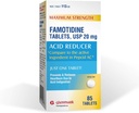 Glenmark Comprimate de Famotidină cu concentraţie maximă, 20 mg, Reductor de acid pentru ameliorarea arsurilor la stomac, 85 Număr de comprimate