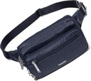 Baggallini Securetex Anti-Theft Belt Fanny Pack pentru femei portofel RFID blocare Zipper-Travel Bag Crossbody Purse