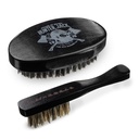 Perie de barba pentru barbati - Perie naturala pentru barbie - Perie de mustata pentru barbati - Set premium de vanator Jack
