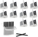 (80 buc) Cerustop Wax Guard Filters for Heading Aids Suppliments for Phonak, Audy Aid Wax Filters Resound, Widx and Unitron, Auzing Aids Replacement Parts Cleaning Kit Accessories Tool(10 Packs)