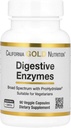 California Gold Nutritie Enzime digestive, Spectrum larg, potrivit pentru vegetarieni, 90 Capsule vegetale