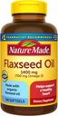 Nature Made Organic Flaxseed Oil 1400 mg - Omega-3-6-9 pentru Heart Health - 300 Count (Pachet de 1)