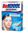 Fi Koool de răcire Relief pentru Migrene, Gel Soft Foi, 4 foi (Pachet de 4)