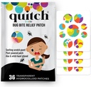 Quitch Mosquito Bite Patch de salvare mâncărime, După tratamentul musca musca musca muscaturi, Anti Cream Alternative, Insecta Bite Relief, Cruise, Călătorie și Camping esențiale pentru copii