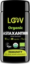 LOOV Natural Organic Astaxanthin 12mg 