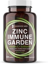 Chelated Zinc 50mg Immune Garden Vitamina C 800mg Suplimente de zinc Echinacea 600mg pe comprimat - Imunitate + Piele + Reproductive Health Minerale - Zinc Chelate Immune Booster pentru copii și adulți