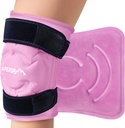 APEXUP Ice Pack pentru Genunchii Durere de relief, Wrap mare reutilizabil După Chirurgie, Flexible Gel Cold Pack pentru leziuni, Durere de relief pentru spate, Umăr, Elbow, Glezna și Picior (Pink, L, 1PK)