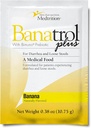 Medtrition Banatrol Natural Anti-Diareal cu prebiotice, Relief pentru IBS, diaree recurentă, Clinic susţinută de alimente medicale, non-consceptive, 21 Serviri (Banana)