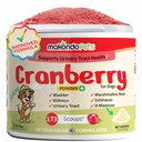 Cranberry pentru câini în pulbere - UTI tract urinar, Dog, Suport pentru vezica urinara, Pietre pentru vezica oculara, Suport Incontinenta, Suplimentul Cranberry - Aroma de Bacon (100 Scoops)