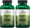 Swanson Go-Less Bladder de control Formula - Promoveaza sanatate tract urinar si suport sanatos pentru vezica urinara - Supliment natural pentru adulti cu extract de seminte de dovleac - (90 Softgels) 2 Pack