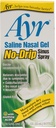 Ayr Saline Gel Nasal Nu picurare Sinus Spray cu Aloe Vera soothing, 0,75 Fl Oz Spray Sticla, (Pachet de 1)
