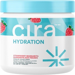 Cira Hydration Powder (45 Servings) - Electrolyte Drink Mix cu Himalayan Sare pentru Deshidratare Relief și recuperare - Strawberry Margarita