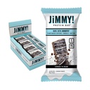 JiMMYBAR! - cookie-uri N Cream Proteine Baruri 19g Proteine Bar - 7g Zahăr scăzut - 12 Conte - 58g Baruri de sănătate - Snack funcțional cu ingrediente alimentare reale - Ciocolată de mână - Made With Real Peanuts