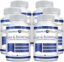 Cercetare de gaz verificat și balonare - Relaxați-vă mușchi intestinali, Elimina Buildup gaz - Artichoke pulbere, Ginger, Peppermint Leaf pulbere - 360 capsule - Vegan