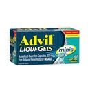 Advil Liqui-Gels Minis Pain Relieiver și Reductor Fever, Pain Medicine pentru adulți cu Ibuprofen 200mg pentru ameliorarea durerii - 160 capsule umplute cu lichid