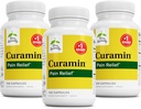 Terry natural curamina - Curcumin suplimentar pentru circulatie si suport Endorphin - Suport pentru discomfort ocazional - SIDA musculare sanatoase - 120 capsule (Pachet de 3)