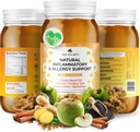 TrueSeaMoss Pro-Line Gel - Flammatory/Allergie - Gel de fructe cu legume Moss Premium Sea Relishes - Vegan-Friendly - Made in USA (Apple/Cinnamon, Pack of 1) NW1