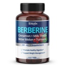 Premium Berberine Supliment cu Ceylon Cinnamon, Bitter Melon, Milk Thistle - 150 Day Supply (150 Count (Pachet de 1))