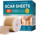 Silicon Cicatrice foi, Silicon Scar Banda (1.1.6"x 120" Roll-300CM), Silicon bandă pentru cicatrici, Cicatrice bandă pentru cicatrici chirurgicale, Silicon Scar Stripuri pentru C-Secțiune, Tuck Tummy, Keloid, și cicatrici chirurgicale