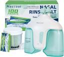 Sistem de irigare nazala electrica cu 150 de pachete de sare, 2 Moduri Curatare nas cu auto-curatare si auto-deseuri Functia de colectare pentru Sinus Relief Runny nas, Congestie nasala