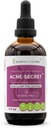 Secretele Extractului secret de alcool acnee, Tinctura, Glycerite Boldo, Corn Silk, Stinging Nettle Leaf, Alfalfa, Senna Leaf. Suport pentru clarificarea pielii (4 Fl Oz)