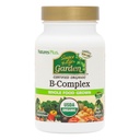 NaturasPlus Sursa de Life Garden B-complex - 60 capsule - Supliment complet vitamina B - USDA Organic, Non-GMO, Vegan, Gluten gratuit - 30 Serviri