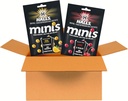 HALLS Minis Cherry and Honey Lemon Sugar Free Cough Drops Variety Pack, 2 Bags, 4 Packs (96 Total picături)