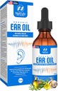 Ulei de ureche organic pentru infectia urechii - picaturi naturale pentru prevenirea durerilor de ureche, indepartarea urechii si ceara inotatoare - Copii, Adulti, Baby, & Dog Earache Remedy - cu Mullein, Usturoi, Calendula Made in USA (2 Oz)