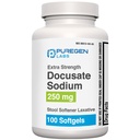 Puregen Labs Docusate Sodiu 250mg Stool Softener Laxative 
