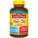 Natura făcut ulei de pește Omega 3 Suplimente, Omega 3 ulei de pește ca ester etil 1200 mg Softgels, EPA DHA Supliment pentru inima sanatoasa, creier, suport ochi, One pe zi, 100 Softgels