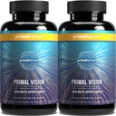 Primal Harvest Primal Viziune cu luteina, Zeaxanthin, vitamina A și zinc pentru sănătatea ochilor, suport albastru de lumină și claritate vizuală 2 ambalaj