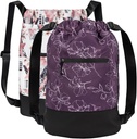 [2-Pack] Flex Cinch cordon sac de gimnastică pentru femei cu design grafic 